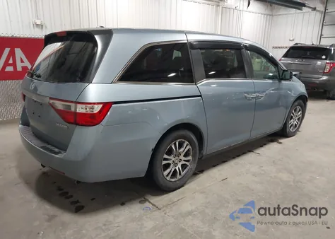 2013 Honda Odyssey Ex-L из США, поврежденный, VIN 5FNRL5H62DB086181
